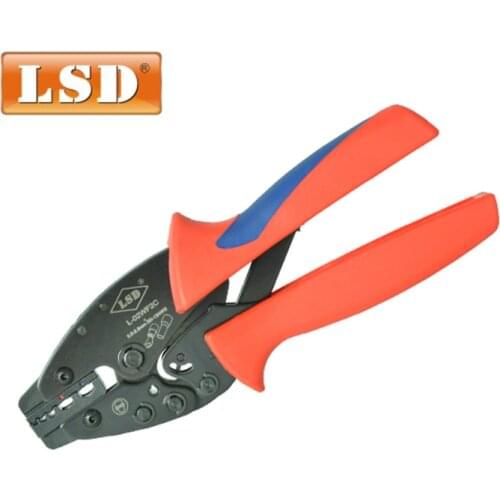 Crimping tools for 0.5-2.5mm2 wire-end ferrules insulated cable links L-02WF2C manual crimping plier rarchet crimpng tools