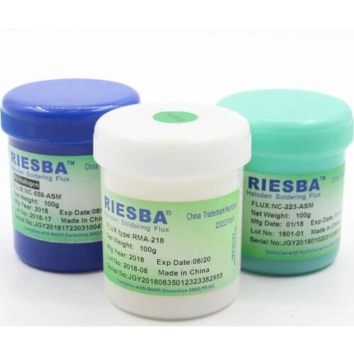 1pcs NC-559-ASM NC-223-ASM NC-218-ASM BGA PCB No-Clean Solder Paste Welding Advanced Oil Flux Grease 100g Soldering Repair Paste