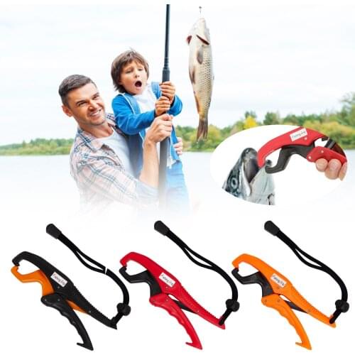 Plastic Fishing Grip Fish Lip Gripper Controller With Retention Wrist Rope Durable Plastic Fish Lipgrip Catcher Fishing Gear