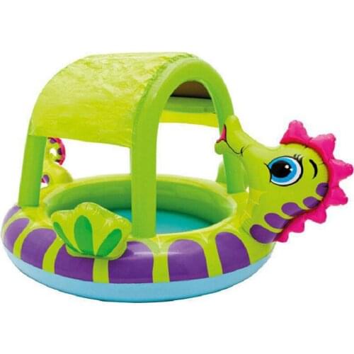 Sunshading Swimming Ring For Kid Child Swimming Boat Toys Sprinkler Pool Baby Safty Swimming Floating Ring