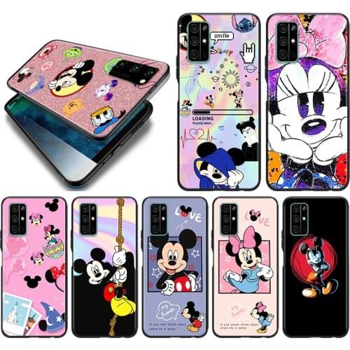 Silicone Cover Disney mickey mouse estilo For Honor 9 9S 9A 9C 9X 9N 9i V9 10 10i 10X X10 Lite Pro Shockproof Phone Case