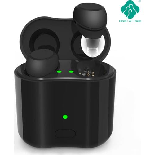 Intelligent 114dB Invisible Hearing Aid Rechargeable 3Scene Modes Program Memory Medical NoNoise Deafness Hearing Aids