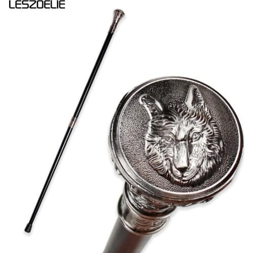 Wolf-Head Luxury Walking Stick Cane For Man 2020 Fashion Decorative Walking Stick Men Elegant Hand Canes Vintage Knob Stick