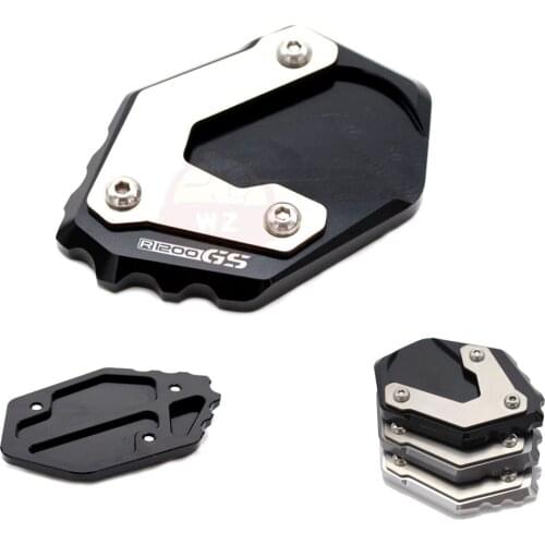 CNC Foot Side Stand Extension Pad Support Kickstand Plate Enlarge For BMW R 1200 GS R1200GS LC Adv R 1250 GS R1250GS Adventure