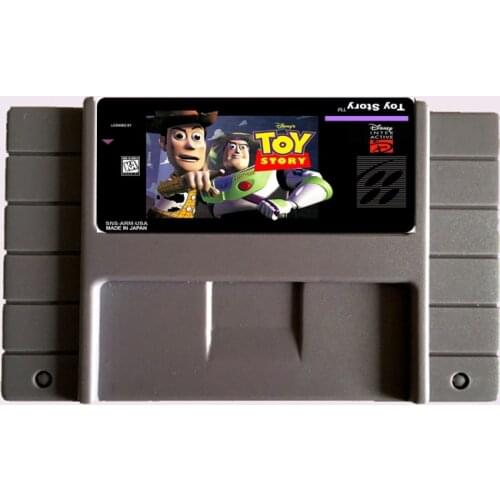 High Quality 16 Bit Toy Story NTSC Big Gray Game Card For USA Version Game Player