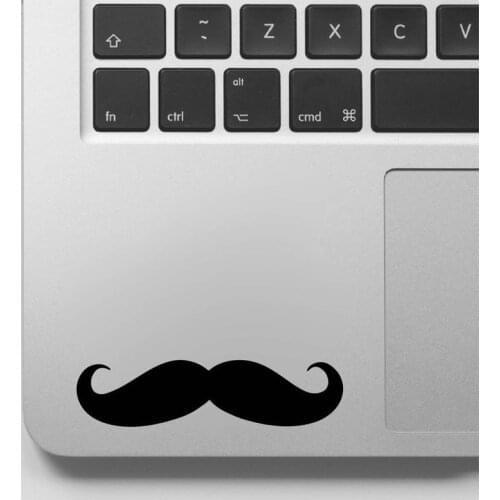 Funny Humorous Facial Hair Decal,Funny Humorous Mustache Sticker, For Home Design Laptop Computer Removable Vinyl Mural GA204