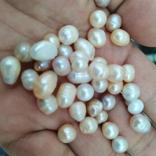 100g Natural Freshwater Pear Irregular Loose Beads DIY Necklace Bracelet Earrings Accessory