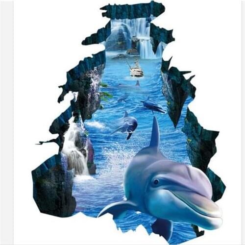 3d murals wallpaper for living room Ocean World 3D Floor 3D Outdoor Painting 3d floor painting wallpaper