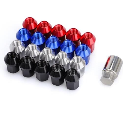 Auto refitted 12x1.5/1.25 hub nut 6061 high-performance aluminum alloy hub nut automotive