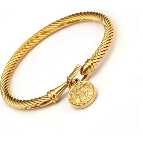 New Fashion Portrait Pendant Men Women Charm Bracelets Stainless Steel Wristband Chain Link Bracelets Jewelry