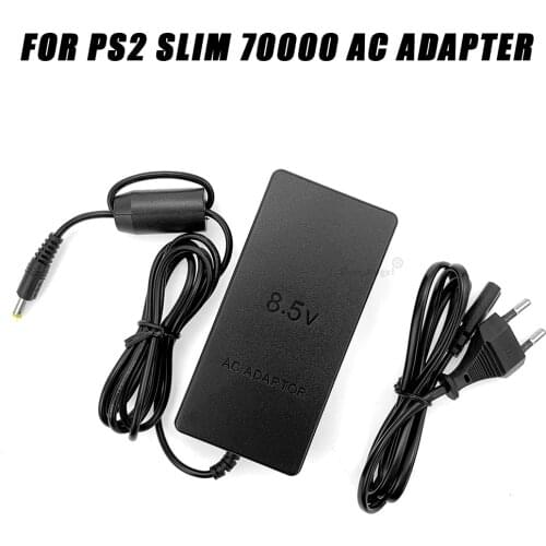 Euro Plug Black Convenient AC Adapter Charger Power Supply For PlayStation 2 For PS2 70000 Output DC 8.5V Dropshipping