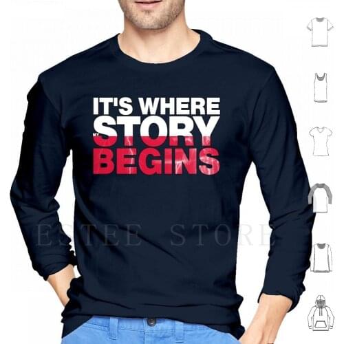 Its Where My Story Begins And My Story Begins In Poland Hoodies Long Sleeve My Story Begins My Country Poland Poland