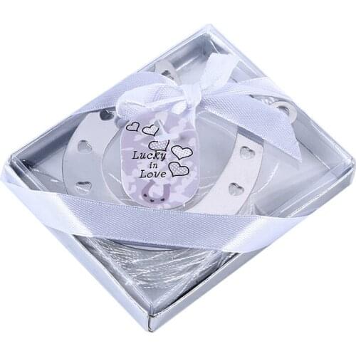 Creative Love Collection Metal Horseshoe Bookmark Creative Small Gift Wedding Decoration Birthday Gift
