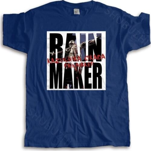 Men o-neck tshirt fashion brand t-shirt black new Mens Rainmaker Kazuchika Okada Japan Pro Wrestling Korm Tee Shirt