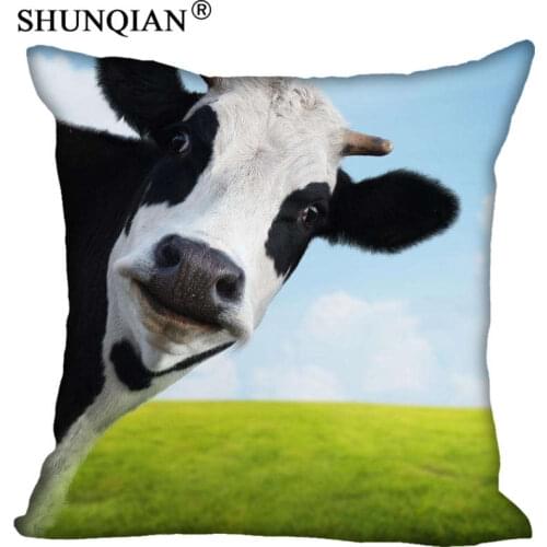 New Arrival cow Pillowcases zipper Custom Pillow Case More Size Custom your image gift