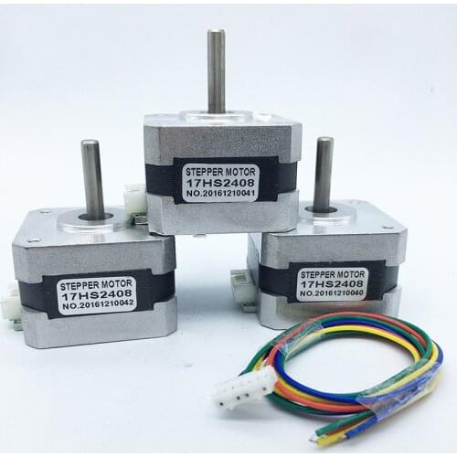 New 1pc 42 Stepper Motor 2 Phase Mixed Stepper Motor 17HS2408 for 3D Printer Spare Accessories DOM668