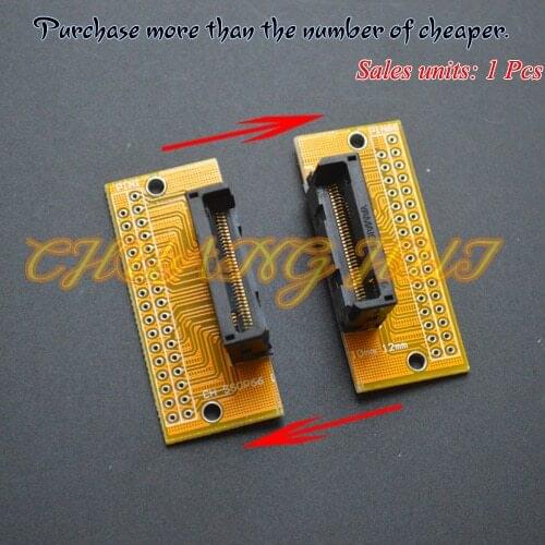 SSOP8-SSOP66 test socket SSOP ic socket Pitch=0.65mm Width can be adjusted freely without restriction
