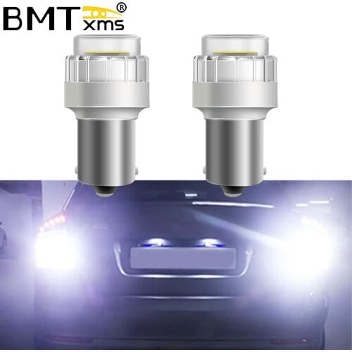 BMTxms 2pcs 1156 BA15S P21W LED Car Turn Signal Light For Jeep Compass 2011-2019 Canbus Auto Tail Bulb Brake Lights Reverse Lamp