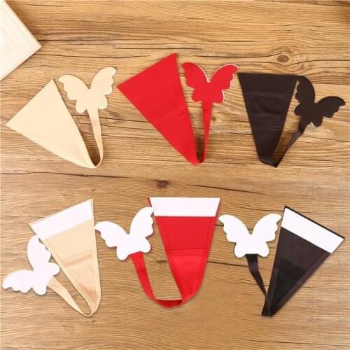 Butterfly-shaped Sexy Panties, Invisible Sexy One-piece Seamless C-string T-pants, Cosplay Lingerie, Mini Thong Wholesale