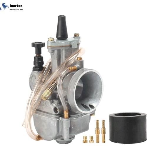 Universal Motorcycle Carburetor PWK 28 30 32 34 Mm for KOSO Carburador with Power Jet for Racing Motor Engine Dirt Bike MX