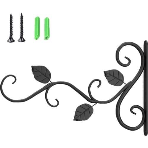 Plant Hanger Modern wall-mounted wrought iron flower basket wall decoration hanging basket metal Hanging flower stand dropship