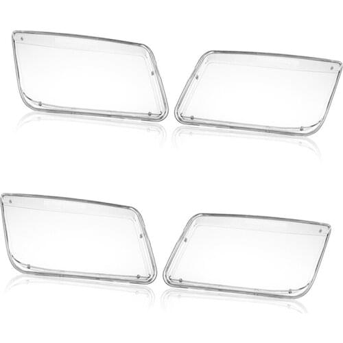 2x New Replacement Plastic Headlight Lenses Cover for 99-05 VW Jetta Bora MK4 Left & Right