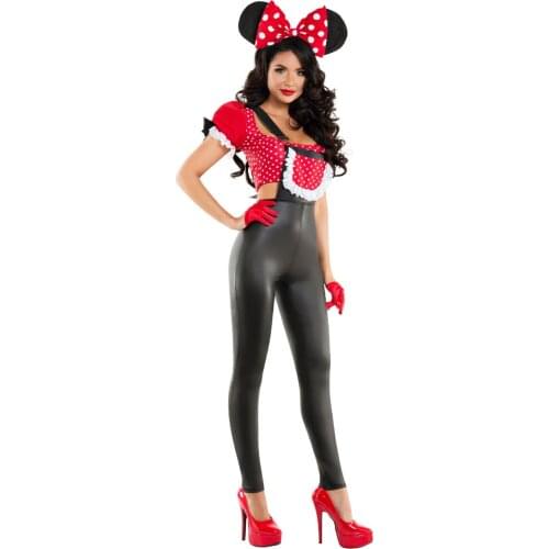 Factory Hot Sale Women Sexy Mature Animal Costume 3S1744 Free Shipping Hot Sale Party Mouse costume