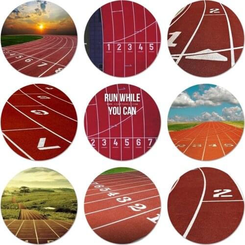 Playground track Icons Pins Badge Decoration Brooches Metal Badges For Backpack Decoration 58mm