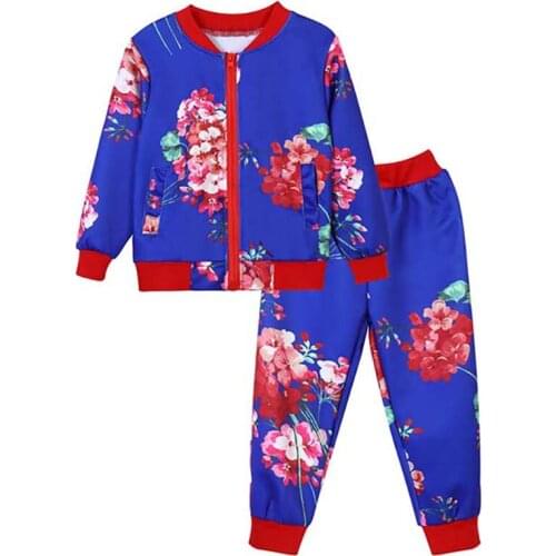 ZWY320 Children Clothing Sets Autumn Spring Girls Clothes Set Outfit Kids Clothes Tracksuit Teenager Girls Clothing 2-10 Years