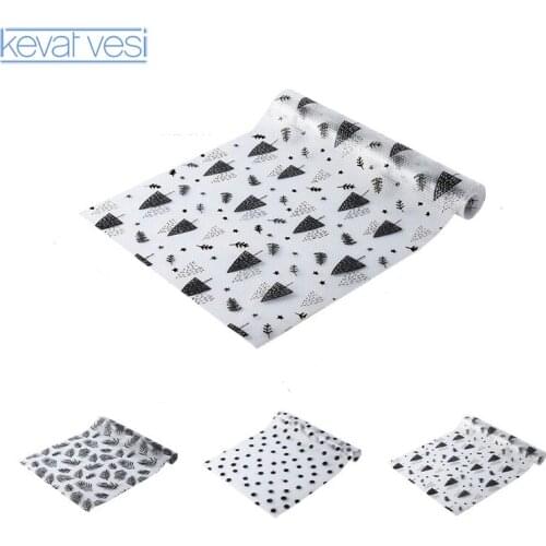 1 Roll Table Mat Waterproof Oil Cabinet Mats Moisture-Proof Cupboard Placemat Diy Dustproof Drawer Mat Kithchen Accessories