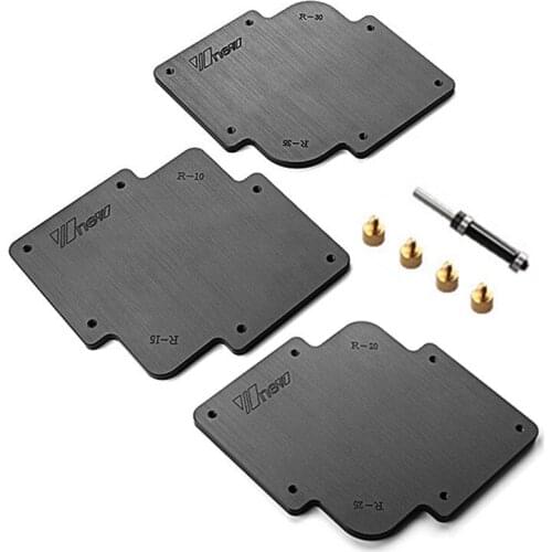 3PCS Woodworking Gauge Wood Panel Radius Quick-Jig Router Table Milling Engraving Machine Trimmer Jig Corner Templates Tools Kit