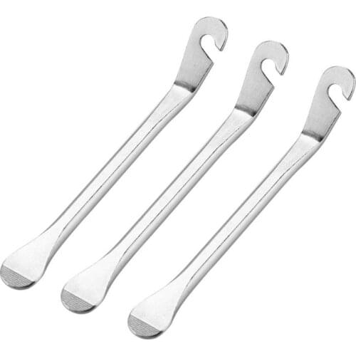 3Pcs MTB Road Mountain Cycling Bicycle Bike Rim Wheel Tyre Tire Lever Repair Breaker Tool Tools Steel Curved Bicycle Accessory