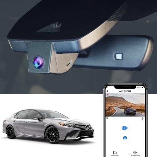 For Toyota Camry 8th Gen 2018-2021 Fitcamx Dash Cam Driving Recorder 4K 2160P UHD Plug and Play Modification Accessories Parts