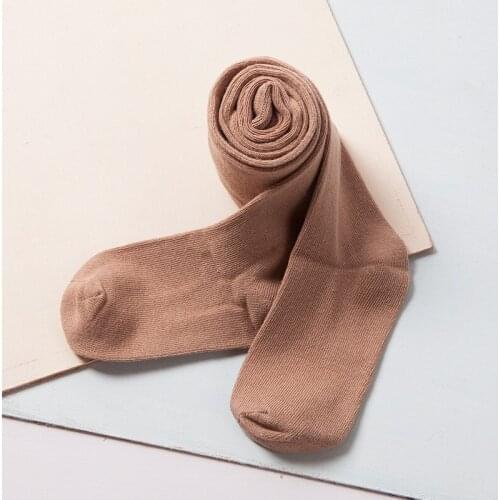 Baby kids Girls Tights Stockings Autumn Cotton Elastic Thicken Kids Warm Stockings Candy Color Cotton Slim Child Pantyhose