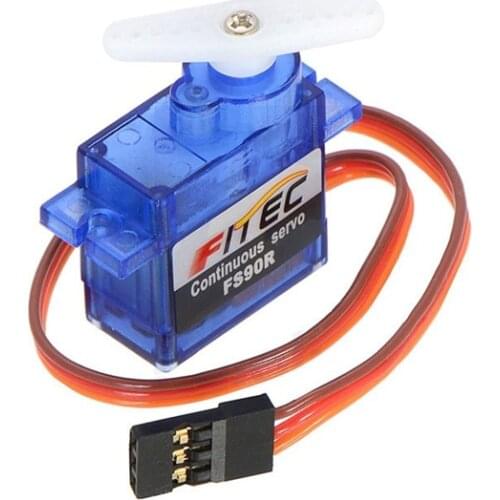 Elecrow FS90R Micro Continuous Rotation Servo Electronic Component Module Micro-sized Servo for Robotics Projects