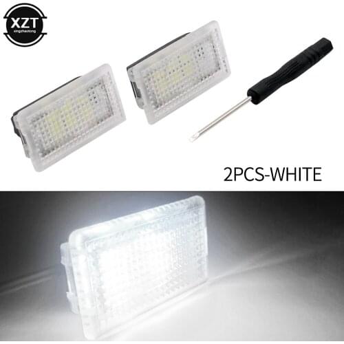 2 PCS Bright LED Car Light Bulbs Kit Trunk Frunk Light For Tesla Model 3 X S Easy Plug Replacement LED Interior Lamp Decor
