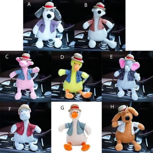 Bamboo Charcoal Air Purifying Bag Stuffed Animals Vehicle Cartoon Interior Decoraive Car Ornament Odor Eliminator