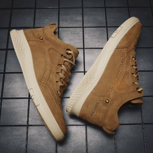 High tenisky mens sport man Mens designer yellow sports top hightop fashion Men for 2019 new trainers shoes of 2020 sneakers