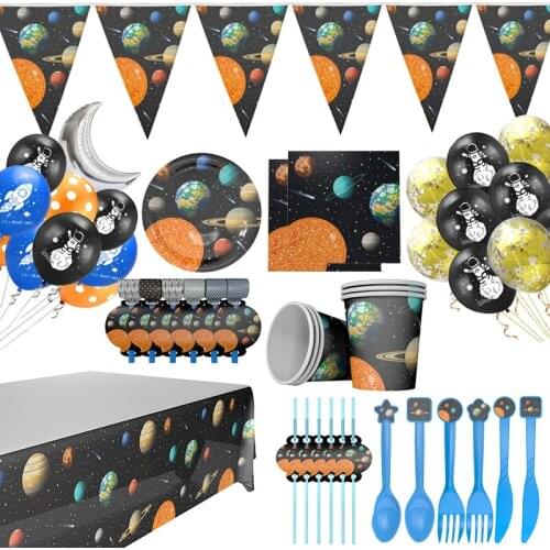 Planet birthday party decoration set party supplies birthday party decoration children star birthday party party product series