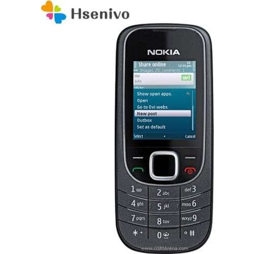 Nokia 2323c Refurbished-Original Nokia 2323 classic original phone unlocked quad band FM Radio GSM 1 Year Warranty Free shipping