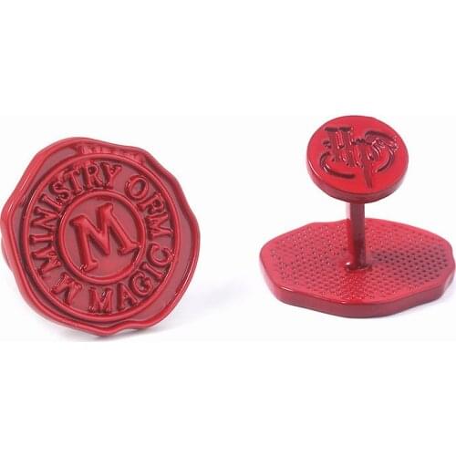 New Harries Shirt Cufflinks Golden Snitch Magic Hat Time Converter College Cufflinks
