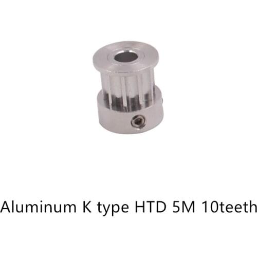 K type 10 teeth 5M Timing Pulley Bore 6.35mm 8mm for HTD belt used in linear pulley 10Teeth 10T