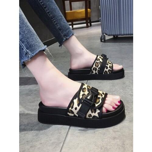 Thick Bottom Increased Ladies Slippers Summer New Fashion Wild Large Size Casual Beach Slippers