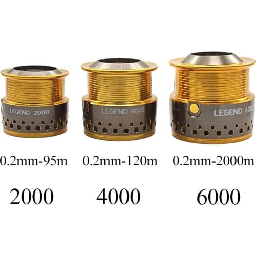 100% ORIGINAL Spare Spool for RYOBI LENGEND 2000 4000 6000 Shallow Spool Spinning Reel Replacement Part