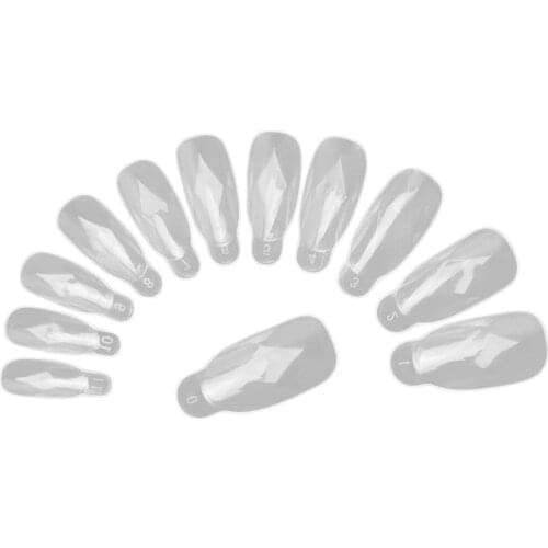 120 Pcs Plstic Fingernail Tips Nail Tips Artificial Nails Art Tips Fingernails for Women Girls Nail Art DIY Nail Salons