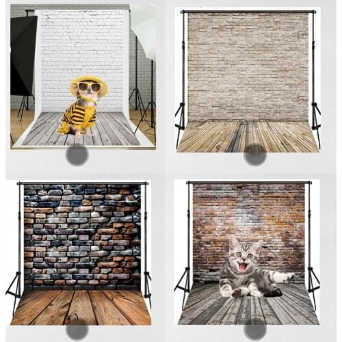 150x210cm White Brick Wall Photography Backdrops Vinyl Wood Board Plank Texture Backgrounds Cloth Decor for Photo Studio Video