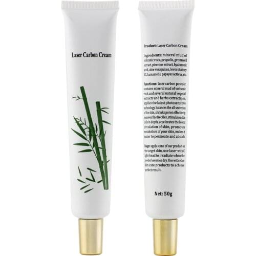 3pcs/lot 50g Laser Carbon Cream Laser Carbon Gel For beauty salon SPA Laser whitening Shrink pores Nd Yag Laser