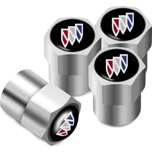 4Pcs Metal Tire Valve Caps Car Tyre Air Stems Cover For Buick Regal Lacrosse Excelle Encore Anthem Enclave Verano Avenir Cascada