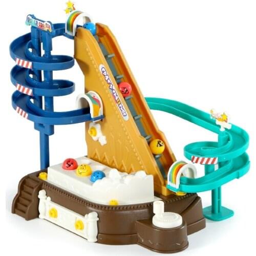 DIY Funny Roller Coaster Amusement Park Screw Assemble Toys Puzzle Model Toy Gift Baby Educational Toys
