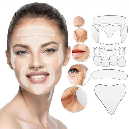 Women Silicone Anti-wrinkle Face Tapes Stickers Facial Lift Up Invisible Pads Skin Care Tools Beauty Eye Wrinkle Removal Patches